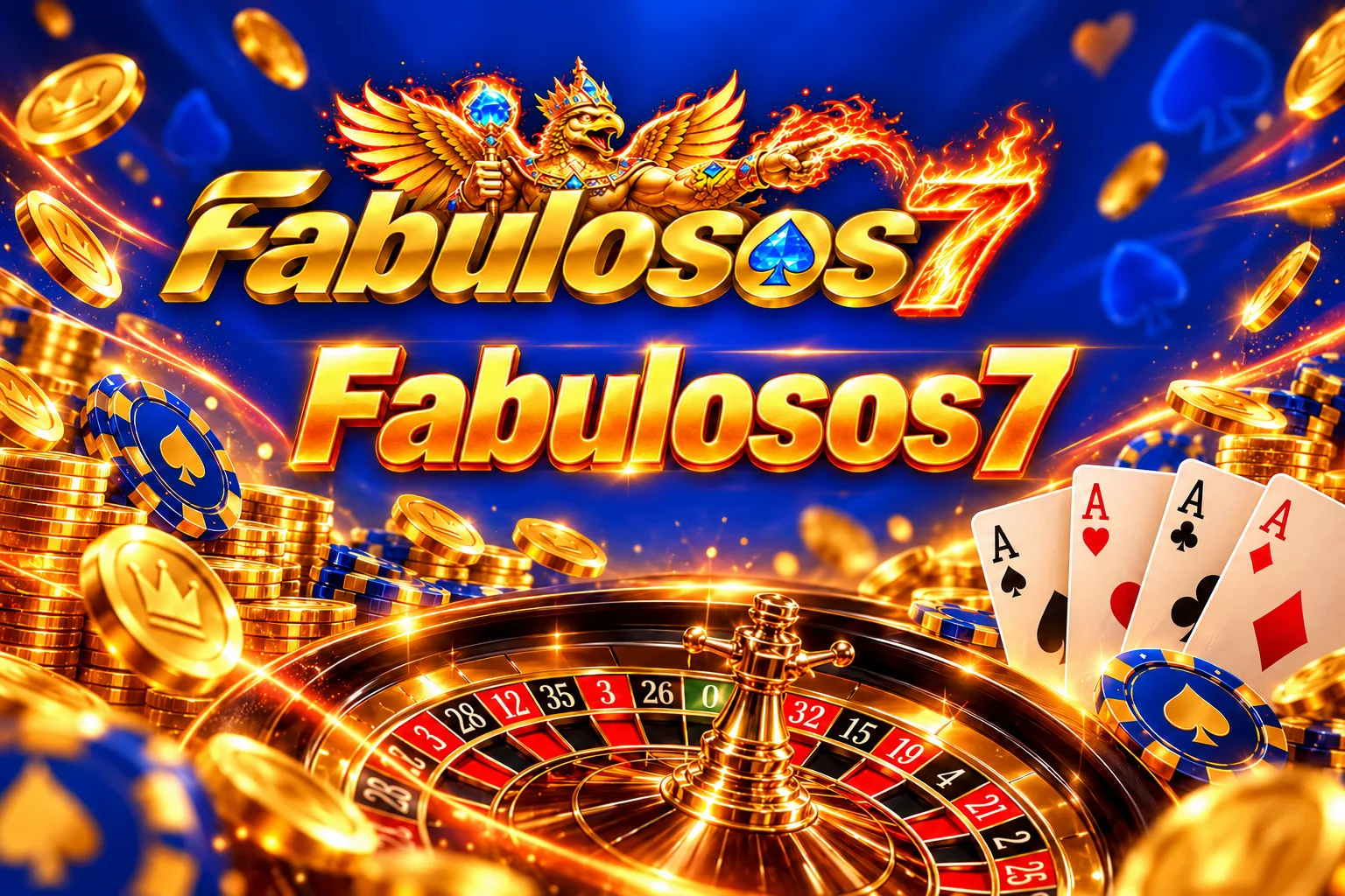 Banner de Fabulosos7 Casino México con el bono de bienvenida de $15,000 MXN y 150 giros gratis